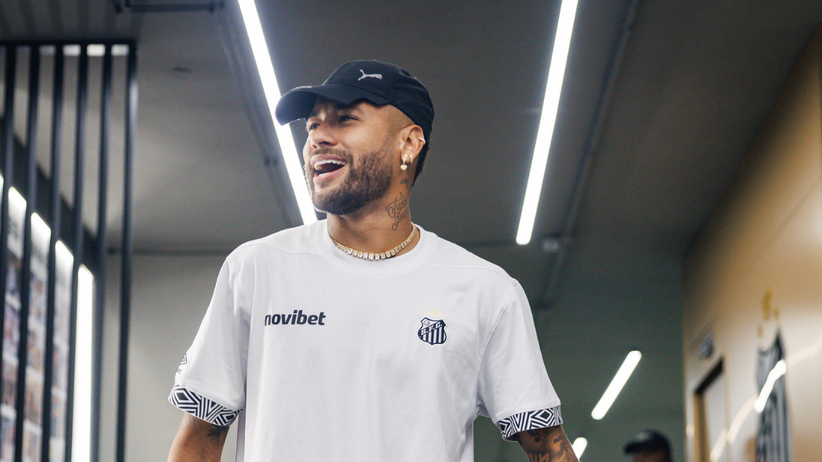 Neymar, jogador do Santos