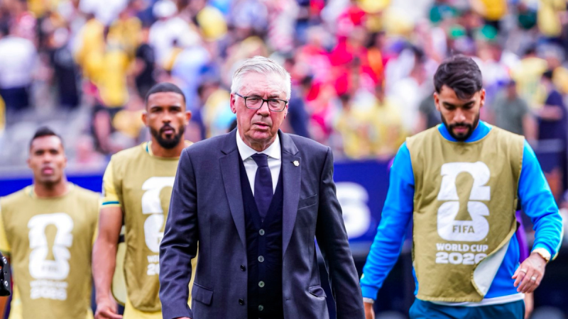 Carlo Ancelotti, técnico da Seleção Brasileira