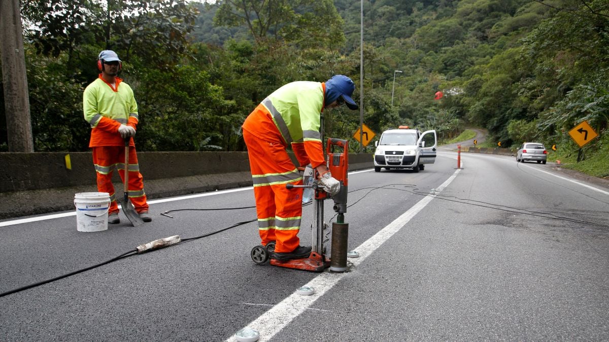 Rodovias do Sistema Anchieta-Imigrantes recebem obras de intervenção