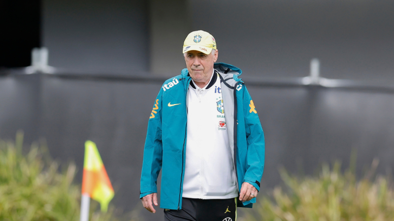 Carlo Ancelotti, técnico da Seleção Brasileira