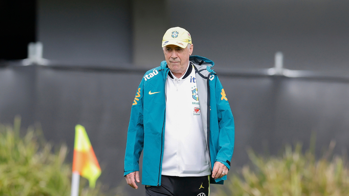 Carlo Ancelotti, técnico da Seleção Brasileira