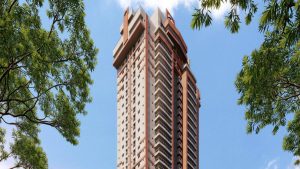 Projeto arquitetônico do empreendimento residencial no bairro José Menino, em Santos
