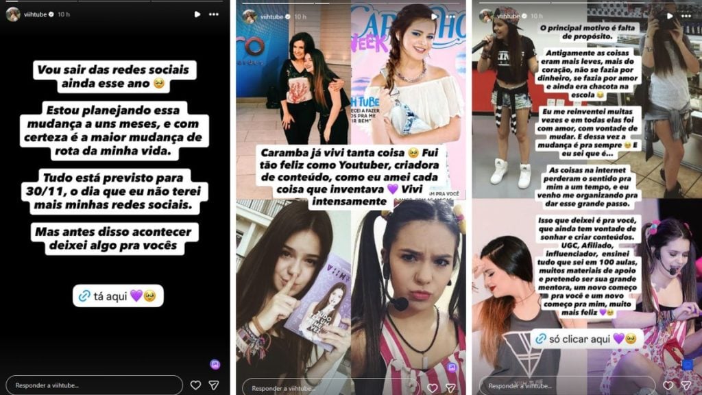 Viih Tube anuncia saída definitiva das redes sociais