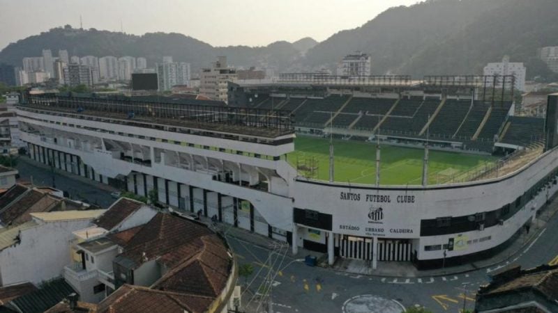 Vista aérea do Estádio Urbana Caldeira