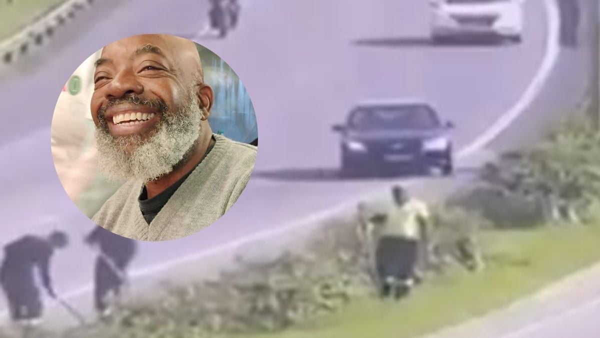 Vídeo mostra jardineiro sendo atropelado por carro que ‘perdeu controle’ em avenida de Praia Grande