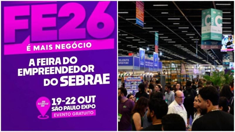Estande institucional de Itanhaém na Feira do Empreendedor Sebrae 2026