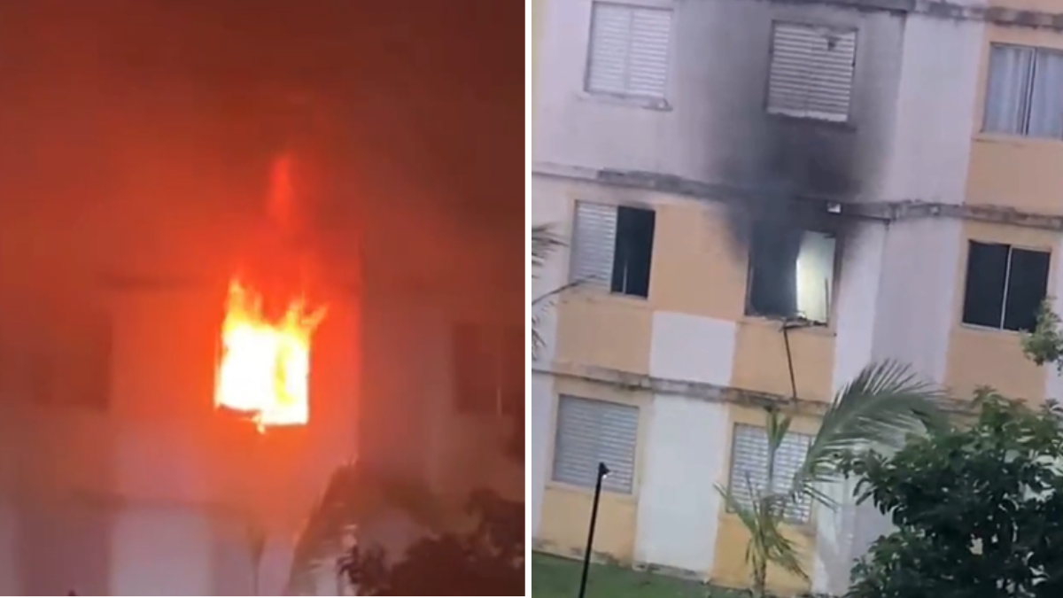 Mulher morre em incêndio em apartamento no bairro Satélite Íris, em Campinas