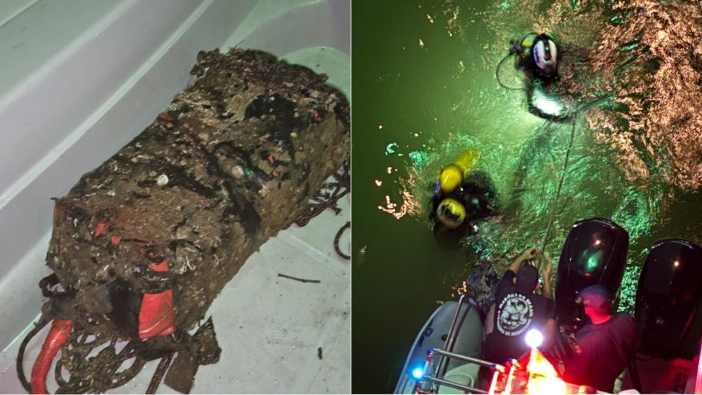 33 kg de cocaína foram encontrados no casco de navio no Porto de Santos