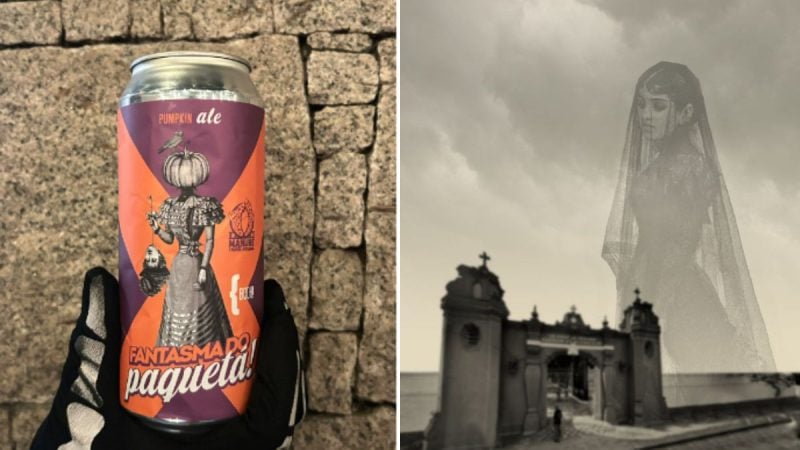 Cervejaria de Santos promove Halloween com cerveja de abóbora premiada inspirada na lenda do Fantasma do Paquetá